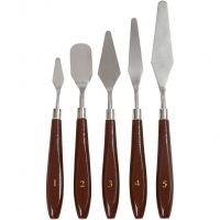 Malerknive, L: 17-23 cm, B: 1,5-2,5 cm, 5stk./ 1 pk.