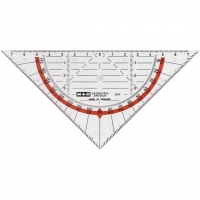 Geometritrekant, B: 16 cm, 1 stk.