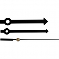 Urvisere, hulstr. 4+6 mm, sort, 1sæt/ 1 sæt