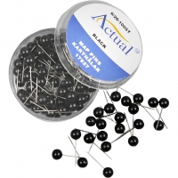 Kortnål, L: 17 mm, diam. 6 mm, sort, 100stk./ 1 pk.