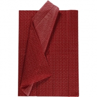 Silkepapir, ark 50x70 cm, 14 g, rød, 6 ark/ 1 pk.