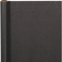 Gavepapir, B: 38 cm, 70 g, sort, 5 m/ 1 rl.