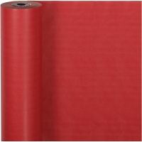 Gavepapir, B: 50 cm, 60 g, rød, 100m/ 1 rl.