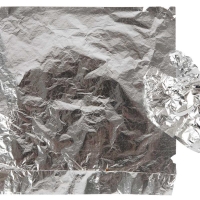 Bladmetal, ark 16x16 cm, sølv, 0,625 m2, 25ark/ 1 pk.