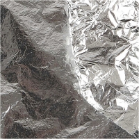 Bladmetal, 16x16 cm, sølv, 25ark/ 1 pk., 0,625 m2