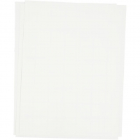 Transferark, ark 21,5x28 cm, til lyse og mørke tekstiler, hvid, 3 ark/ 1 pk.