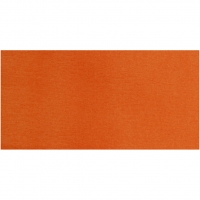 Crepepapir, ark 50x250 cm, orange, 10 l&aelig;g/ 1 pk.