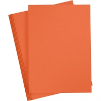 Karton, A4, 210x297 mm, 180 g, orange, 20ark/ 1 pk.