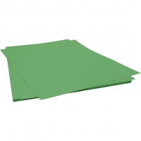 Karton, A4, 220 g, gr&aelig;sgr&oslash;n, 10 ark/ 1 pk.