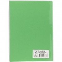 Karton, A4, ark 210x297 mm, 180 g, græsgrøn, 20ark/ 1 pk.