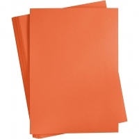Karton, A2, ark 420x594 mm, 180 g, orange, 100ark/ 1 pk.