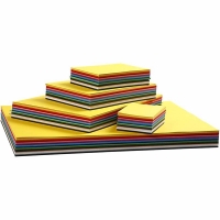 Creativ Karton, A3,A4,A5,A6, 180 g, ass. farver, 1500ass. ark/ 1 pk.