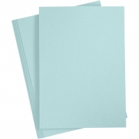 Papir, A4, ark 210x297 mm, 80 g, lyseblå, 20 stk./ 1 pk.