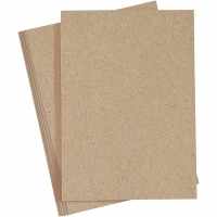 Karton, A4, ark 210x297 mm, 220 g, natur, 10stk./ 1 pk.