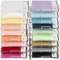 Karton, A4, ark 210x297 mm, 210+220 g, ass. farver, 18x10 pk./ 1 pk.