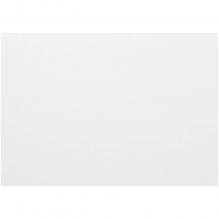 Falsekarton, ark 72x100 cm, tykkelse 0,6 mm, 400 g, hvid, 50ark/ 1 pk.