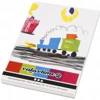 Tegneblok, A5, ark 148x210 mm, 120 g, hvid, 50 ark/ 1 stk.