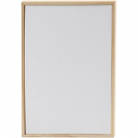 Malerplade med træramme, str. 15,8x23,8 cm, 280 g, hvid, 10 stk./ 1 pk.