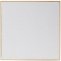 Malerplade med træramme, str. 30x30 cm, 280 g, hvid, 1 stk.