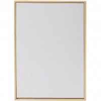 Malerplade med træramme, A4, str. 21x29,7 cm, 280 g, hvid, 1 stk.