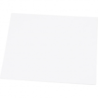 Malerplade, str. 24x30 cm, tykkelse 3 mm, 280 g, hvid, 1 stk.