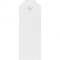 Manilamærker, str. 3x8 cm, 220 g, hvid, 20stk./ 1 pk.