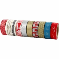 Masking Tape, jul, B: 15 mm, 10 m/ 1 pk.