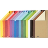 Color Bar Rivekarton, A4, 210x297 mm, 250 g, 16ass. ark/ 1 pk.