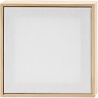 Malerlærred med træramme, str. 15,8x15,8 cm, 280 g, hvid, 1 stk.