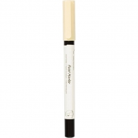 Dekorationstusch, streg 0,7 mm, creme, 1 stk.