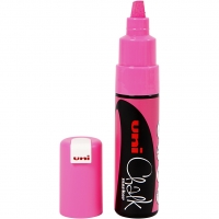 Chalk Marker, streg 8 mm, neon pink, 1 stk.