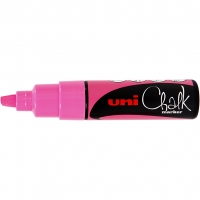 Chalk Marker, streg 8 mm, neon pink, 1stk./ 1 stk.