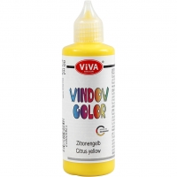 Viva Decor Window Color, gul, 90ml/ 1 fl.