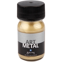 Hobbymaling Metallic, lys guld(5102), 30ml/ 1 fl.