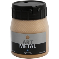 Hobbymaling Metallic, mellem guld(5104), 250ml/ 1 fl.