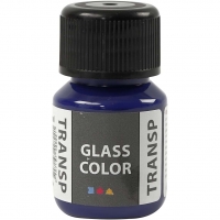 Glass Color Transparent, brilliant blå, 30ml/ 1 fl.