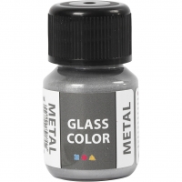 Glass Color Metal, sølv, 30ml/ 1 fl.