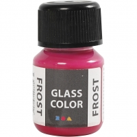 Glass Color Frost, rød, 30ml/ 1 fl.