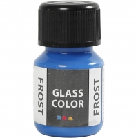 Glass Color Frost, blå, 30ml/ 1 fl.