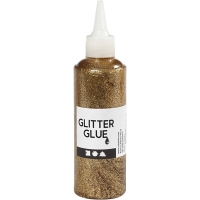 Glitterlim, guld, 118ml/ 1 fl.