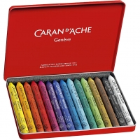 CARAN D’ACHE Neocolor I, L: 10 cm, tykkelse 8 mm, ass. farver, 15stk./ 1 pk.