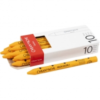 CARAN D’ACHE Neocolor I, L: 10 cm, tykkelse 8 mm, orange (030), 10stk./ 1 pk.