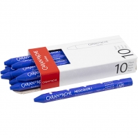 CARAN D’ACHE Neocolor I, L: 10 cm, tykkelse 8 mm, ultramarine (140), 10stk./ 1 pk.