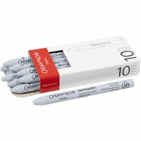 CARAN D’ACHE Neocolor I, L: 10 cm, tykkelse 8 mm, light grey (003), 10stk./ 1 pk.