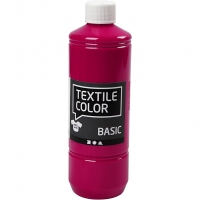 Textile Color, primær rød, 500ml/ 1 fl.