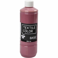 Textile Color, mørk rosa, 500ml/ 1 fl.