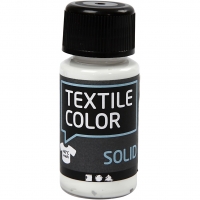 Textile Solid, dækkende, hvid, 50ml/ 1 fl.