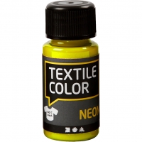 Textile Color, neon gul, 50ml/ 1 fl.