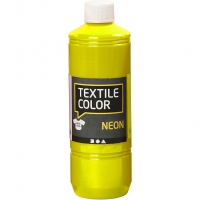 Textile Color, neon gul, 500ml/ 1 fl.