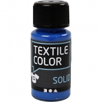 Textile Solid, dækkende, brilliant blå, 50ml/ 1 fl.